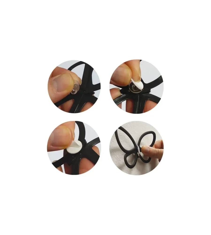 Decorazione Pareti- Decoro murale 3d "bronze butterflies"