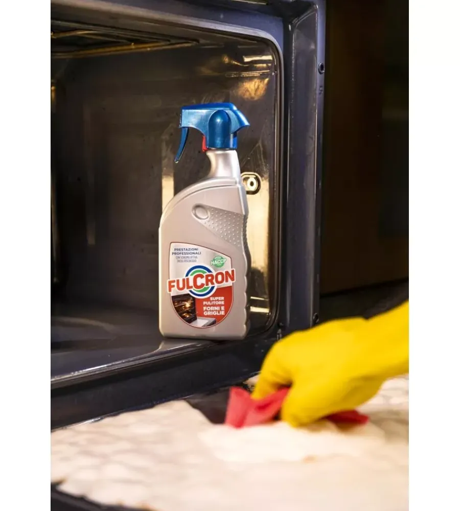 Detergente spray per forni e griglie fulcron "super pulitore" 750 ml Detersivi E Accessori