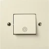 Serie Civili|Deviatore 1p 10ax avorio mascot - tasto largo