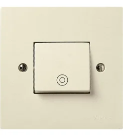 Serie Civili|Deviatore 1p 10ax avorio mascot - tasto largo