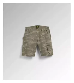 Hot bermuda da lavoro poly camo grigio camouflage, tg. m Pantaloni|Pantaloni