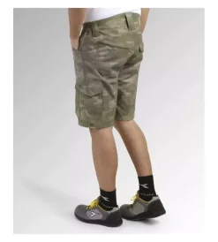 Discount bermuda da lavoro poly camo grigio camouflage, tg xl Pantaloni|Pantaloni