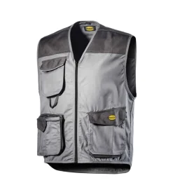 Diadora Giacche E Gilet|Giacche E Gilet|gilet da lavoro mover grigio, tg xl