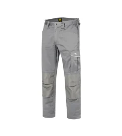 Pantaloni|Pantaloni-Diadora pantaloni da lavoro rock stretch grigio, tg. l
