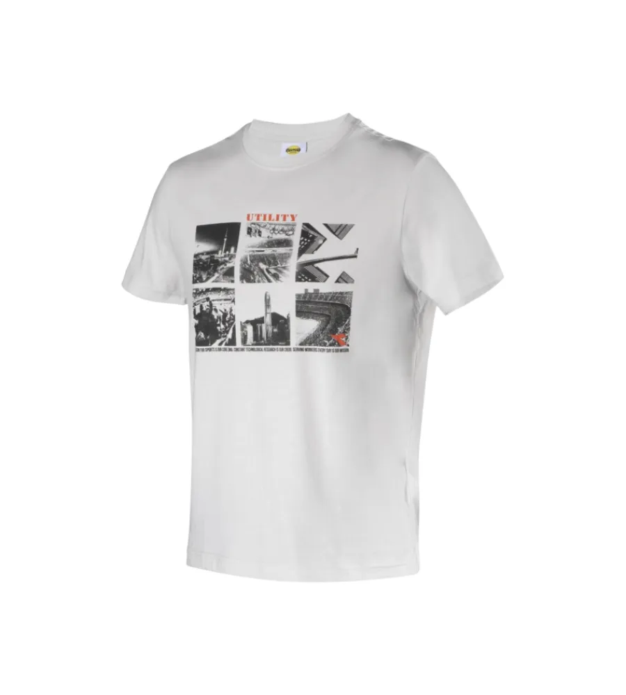 T-Shirt E Camicie|T-Shirt E Camicie-Diadora t-shirt da lavoro manica corta organic bianco, tg m