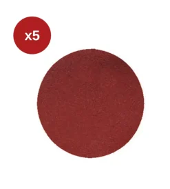 Accessori Per Levigatrici-Valex Disco abrasivo con fissaggio a strappo per levigatrice muro elettrica "lm710" 225 mm 240 grana 5 pezzi