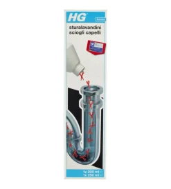 Detersivi E Accessori- Disgorgante sturalavandini sciogli capelli, 1x200 ml+1x250 ml