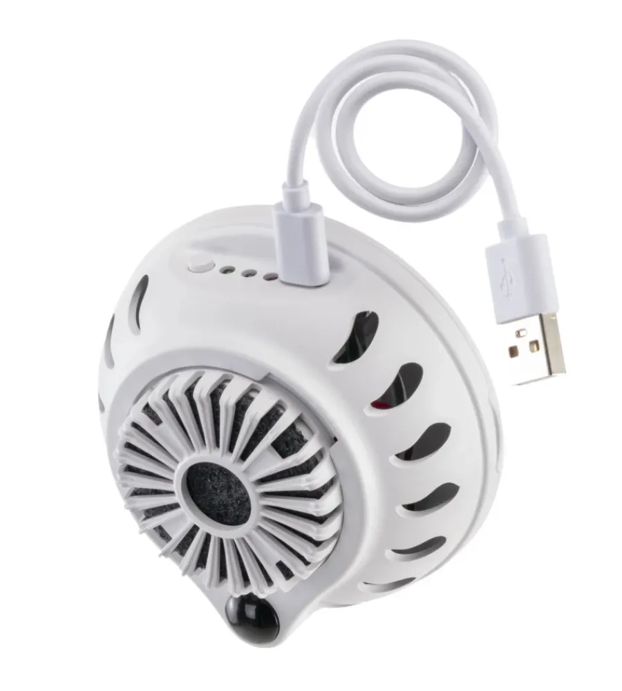 Ferplast Cura Igiene|Dispositivo elettronico per eliminazione cattivi odori nelle lettiere per gatti "genicair" con ricarica tramite usb