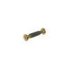 Ferramenta Per Mobili E Infissi- Distanziali 32 x 15 mm. - ferro ottonato - 4 pz.