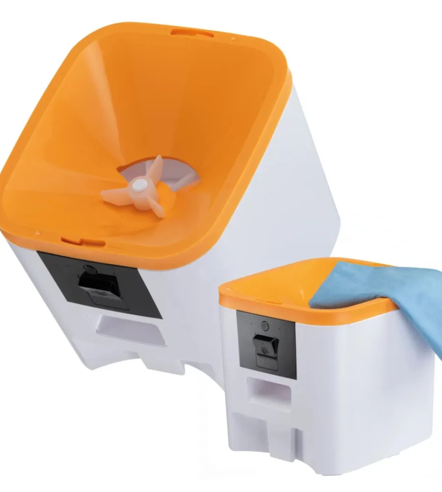 Discount Distributore automatico di cibo cani e gatti "risto pet smart" bianco con controllo wi-fi Ciotole