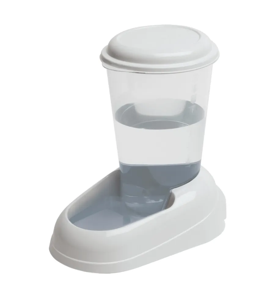 Ciotole-Ferplast Distributore d'acqua per cani e gatti 3 lt - nadir bianco -