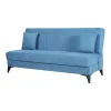 Divani-BellaHome Divano 3 posti "abete" blu, 185x78x90 cm
