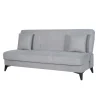 BellaHome Divani|Divano 3 posti "abete" grigio 185x78x90 cm