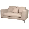 Divani- Divano 2 posti bellahome "camilla" beige 170x104x89 cm