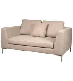 Divani- Divano 2 posti bellahome "camilla" beige 170x104x89 cm