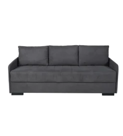 BellaHome Divani|Divano 3 posti "gemini" grigio, 200x95x91 cm