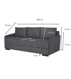 BellaHome Divani|Divano 3 posti 