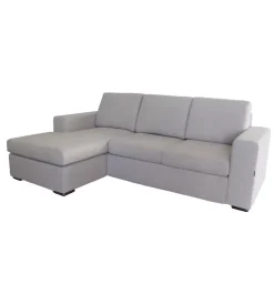 Best Divano con penisola reversibile "bologna" beige tessuto sfoderabile e antimacchia, 235x165x88 cm Divani