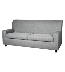 Clearance Divano "ester" 3 posti in tessuto grigio scuro, 187x80x85 cm Divani