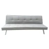 Discount Divano letto 3 posti "clarelle" in tessuto grigio, 178x71x81 cm Divani