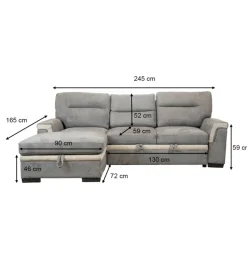 Clearance Divano letto angolare