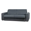 Best Divano letto "leo" 2 posti tessuto grigio antracite, 206x102x90 cm Divani