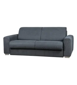 Best Divano letto "leo" 2 posti tessuto grigio antracite, 206x102x90 cm Divani