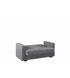 Discount Divano letto "nora" 2 posti grigio, 155x80x87 cm Divani