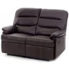 Best Divano "mara" 2 posti in similpelle colore marrone - 140 x 90 x 102h. Divani