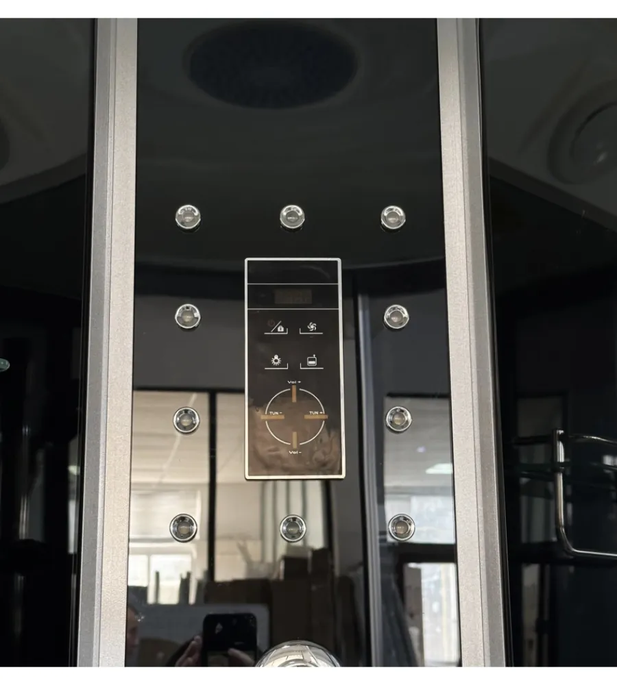 Decor Bagno Docce E Accessori|Doccia idromassaggio "vesta" con sedile 90x90x215 cm