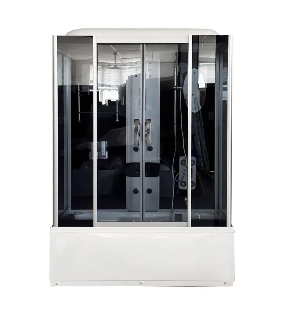 Docce E Accessori-Decor Bagno Doccia idromassaggio "demetra" con sedile 150x85x210 cm