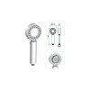 Docce E Accessori|Doccia in abs cromato 2 getti con vano shampoo