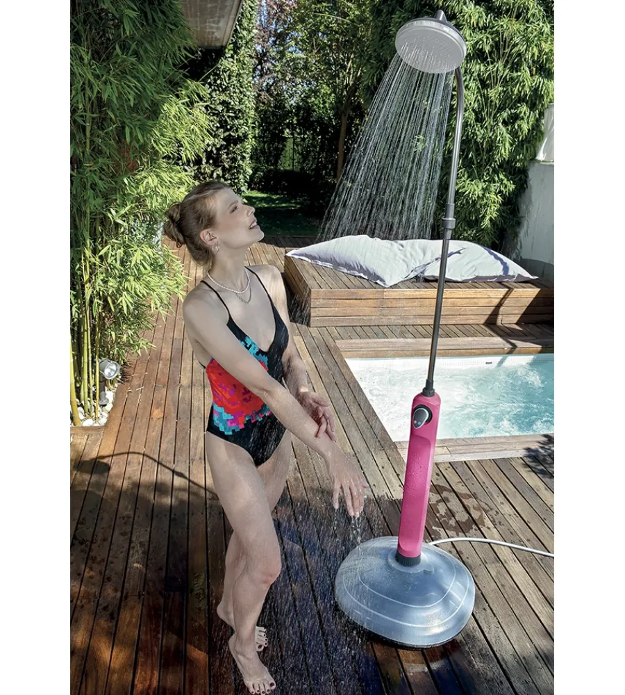 Doccia solare da giardino sunny niagara fucsia Piscine