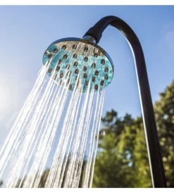 Outlet Doccia solare per giardino gre in pvc effetto legno 9 l - cod. ar1009w Piscine