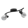 Eglo Illuminazione Per Interno|Doppio faretto "pollica" nero, 2x28w