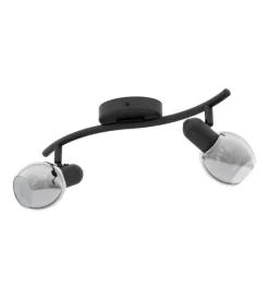 Eglo Illuminazione Per Interno|Doppio faretto "pollica" nero, 2x28w