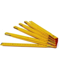 Strumenti Di Misurazione- Doppiometro in legno
