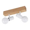 Illuminazione Per Interno-Eglo Due faretti "townshend" in legno e metallo, 30x5 cm