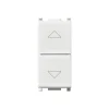 Sale Due pulsanti interbloccati - 1p no+no10a bianco plana Serie Civili