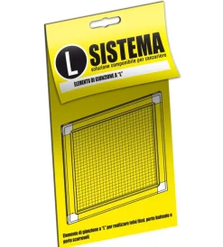 Tessile D'Arredo- Elemento di giunzione a l sistema 4 pezzi