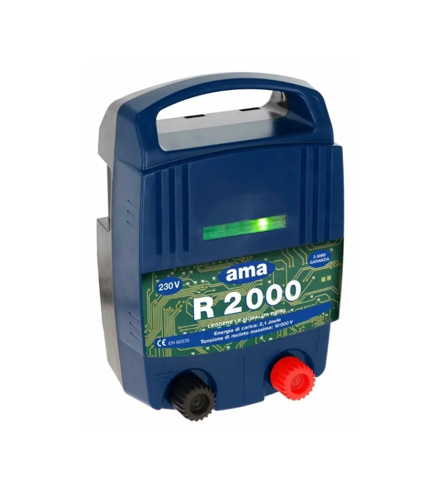 Recinzione X Animali-Ama Elettrificatore per recinto con alimentazione "r2000" 230v