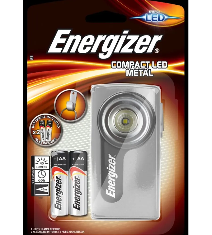 Illuminazione Per Interno-Energizer compact led 28 lumens + 2aa