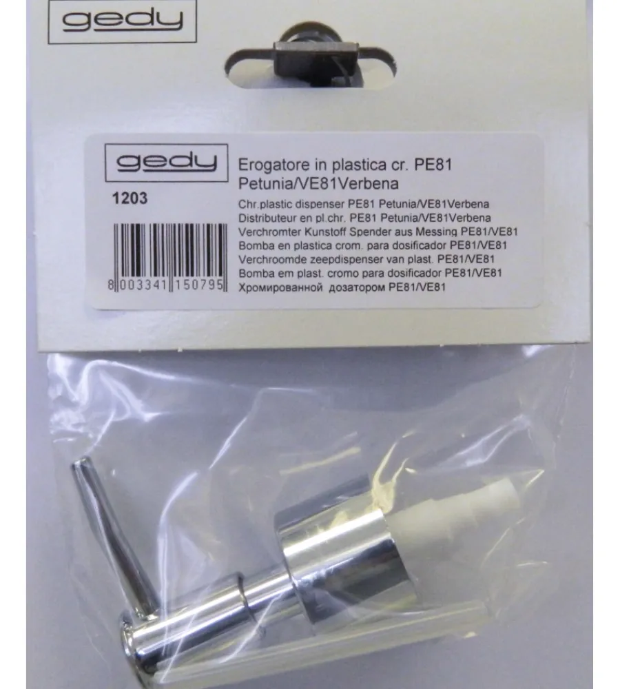 Accessori Bagno- Erogatore crom.x pe81/ve81 sacch.