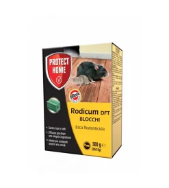 New Esca rodenticida protect home "rodicum dft" in blocchi, 300 grammi Coltivazione E Cura