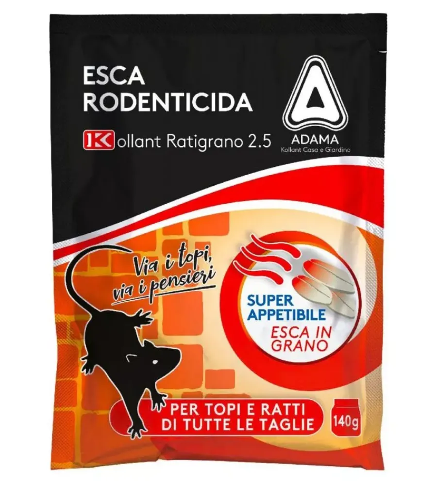 Coltivazione E Cura|Esca rodenticida "ratingrano 2.5" in grano, 140 grammi