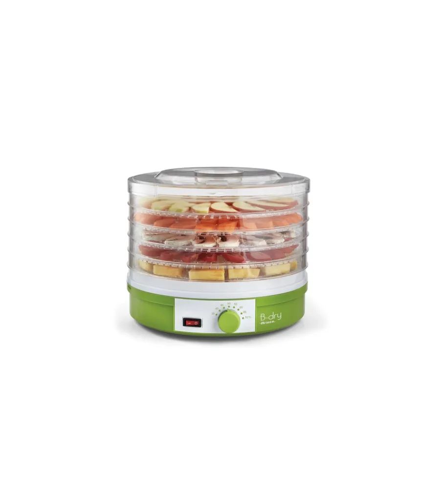 Piccoli Elettrodomestici- Essiccatore ariete "b-dry 616" con 5 vasi colore verde e bianco, 245 w