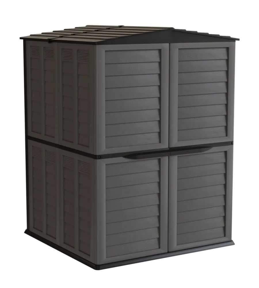 Casette Da Giardino-ArtPlast Estensione per casetta da esterno in resina "garden shed" antracite