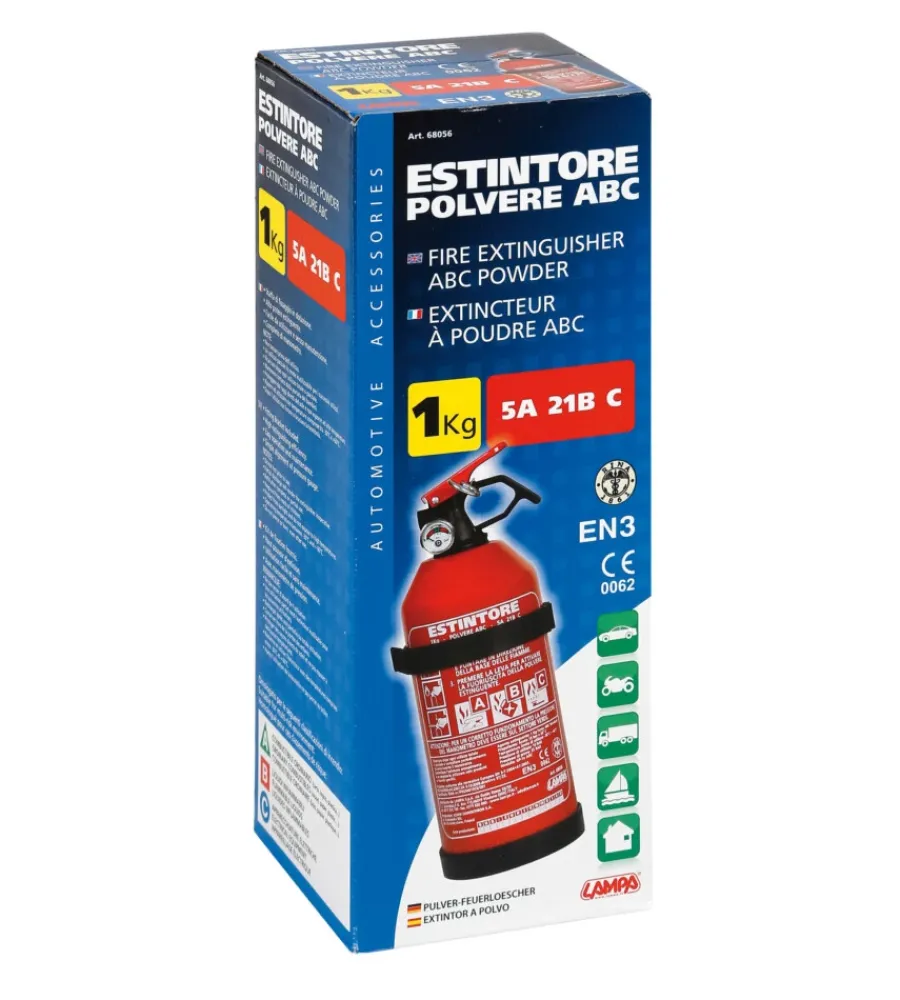 Garage E Manutenzione-Lampa Estintore kg. 1 abc omol. con manico 68056