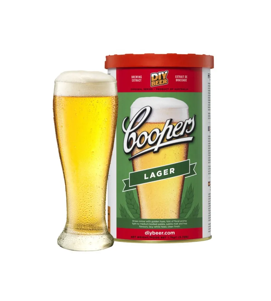 Preparazione Birra- Estratto di malto coopers per birra artigianale - lager.