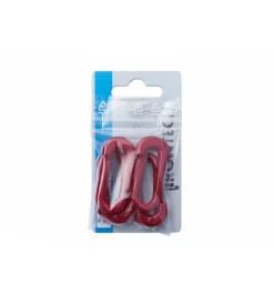 Sistemi Di Fissaggio|Falsa maglia ø 6 mm. in plastica rossa 4 pz.